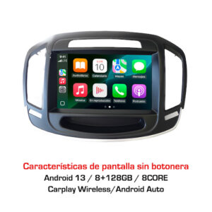Pantalla multimedia específica Opel Insignia 2013-2017 (sin CD) / SPF2809