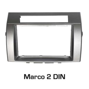 Marco DOBLE DIN Plata | TOYOTA Corolla Verso 2005-2009 | CR2TO07PL