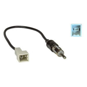 Cable adaptador antena GT13 Macho - DIN Macho HYUNDAI i30 +2007 - i10 +2008 - i20 +2009 - iX35 10 hasta 15 - Tucson +2015 | KIA Picanto +2007 - Cerato +2008 | DHY01