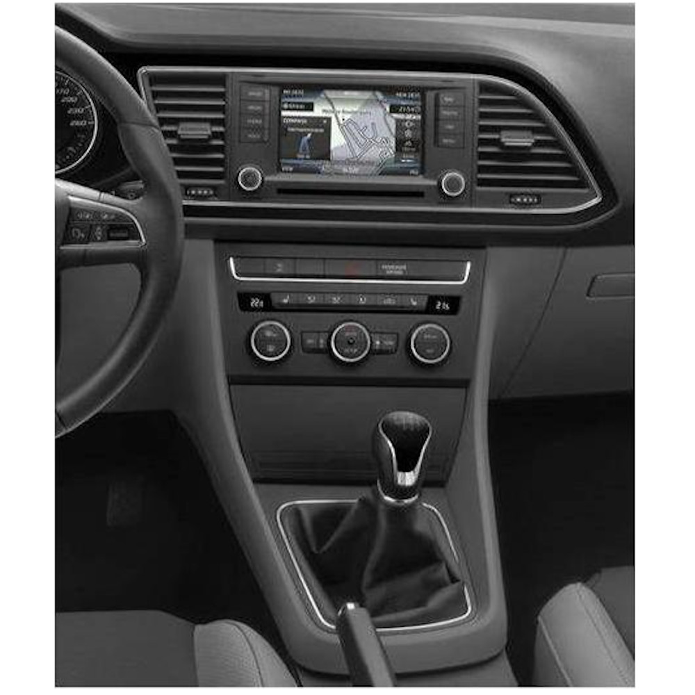Adaptador 2 DIN SEAT LEON III 2013 / IBIZA 2015-2017 / TOLEDO 2015 / ATECA 2016 / Válido 1 DIN y 2 DIN profundidad máxima 100 MM • CR2SE10 - Imagen 2