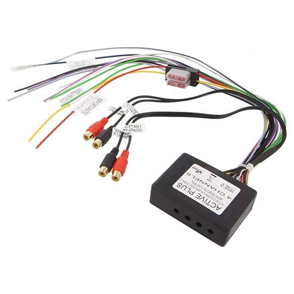 ADAPTADOR AMPLIFICADOR SEÑAL SALIDAS RCA 4 CANALES • ADAPALTUNI02