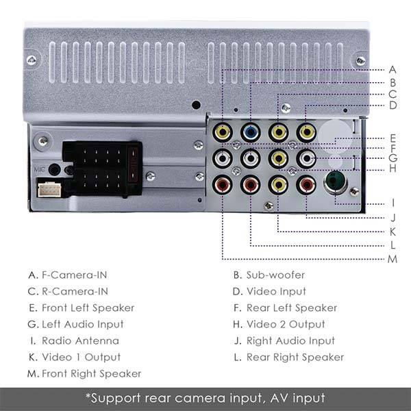Autoradio 2DIN 6,75" Nakamichi • NA3600M - Imagen 4