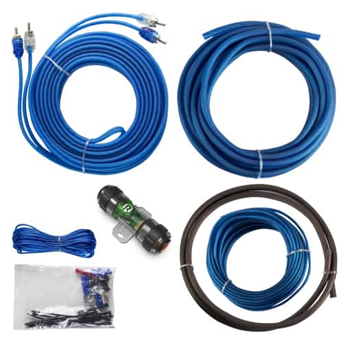 Kit Cableados Amplificación 8 AWG MAX 600W • D2AK8