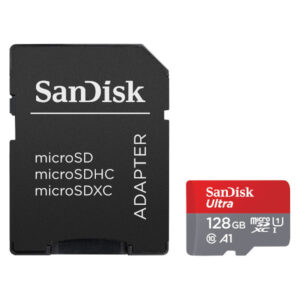 Tarjeta MicroSD con adaptador SD 128GB - MICROSD128GB