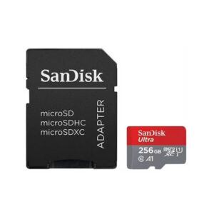 Tarjeta MicroSD con adaptador SD 256GB - MICROSD256GB