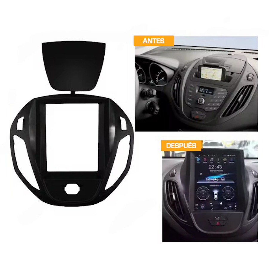 Ford Transit Courier 2014-2018 (pantalla Tipo Tesla) / FR1024 - Imagen 2