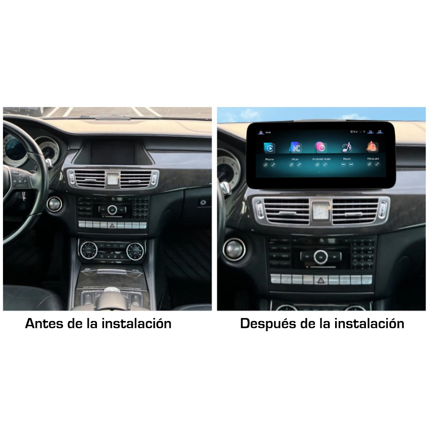 Unidad multimedia específica 10.2" Mercedes Clase CLS NTG4.0 2010-2013 LINUX • SPF10129LI - Imagen 2
