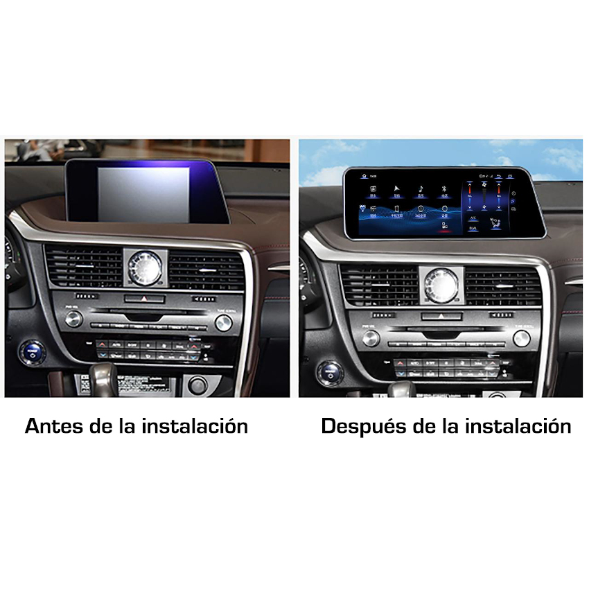 Unidad multimedia específica 12.3" Lexus RX Versión con rueda de control 2016-2019 LINUX • SPFRX1619KLI - Imagen 2