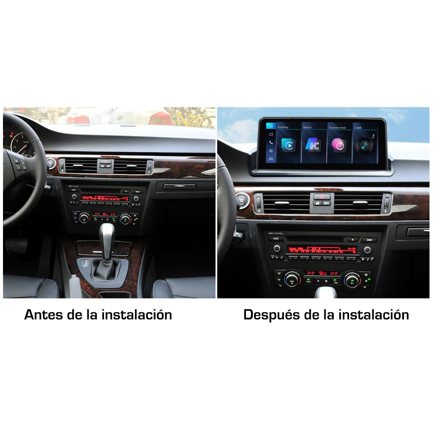 Unidad multimedia específica LINUX 10.25" BMW Serie 3 E90 2007-2011 vehículos sin pantalla original • SPF1083LI - Imagen 2