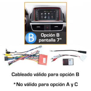 Cableado + CANBUS FR1801 para vehículos con pantalla de 7 pulgadas • 1801B